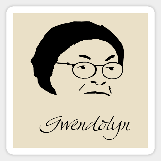 Gwendolyn Brooks Sticker by PoetandChef